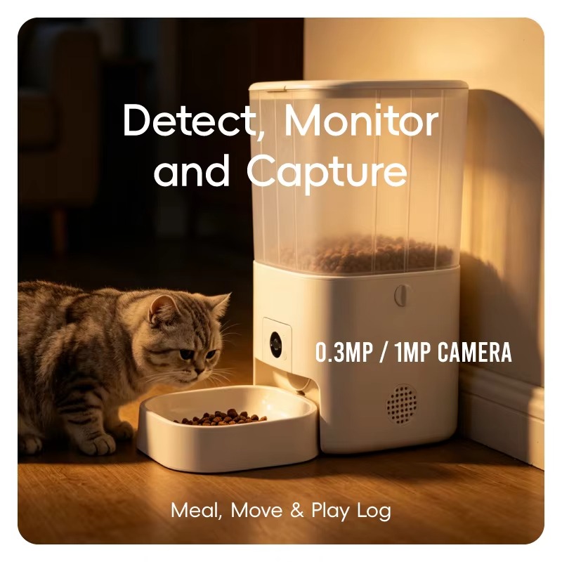 Kitchen Appliances Video - 6L Automatic Cat Feeder With Camera
