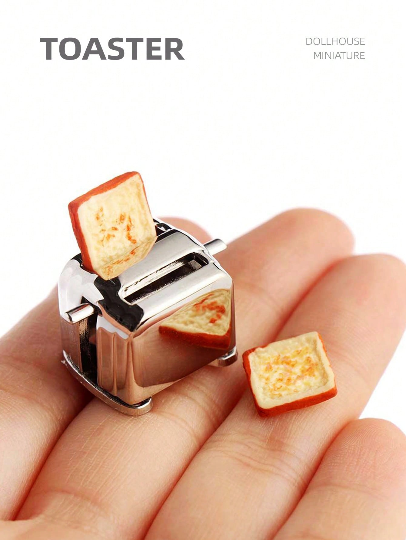 1:12 Dollhouse Miniature Toast - Kitchen Appliances In 评论和价格