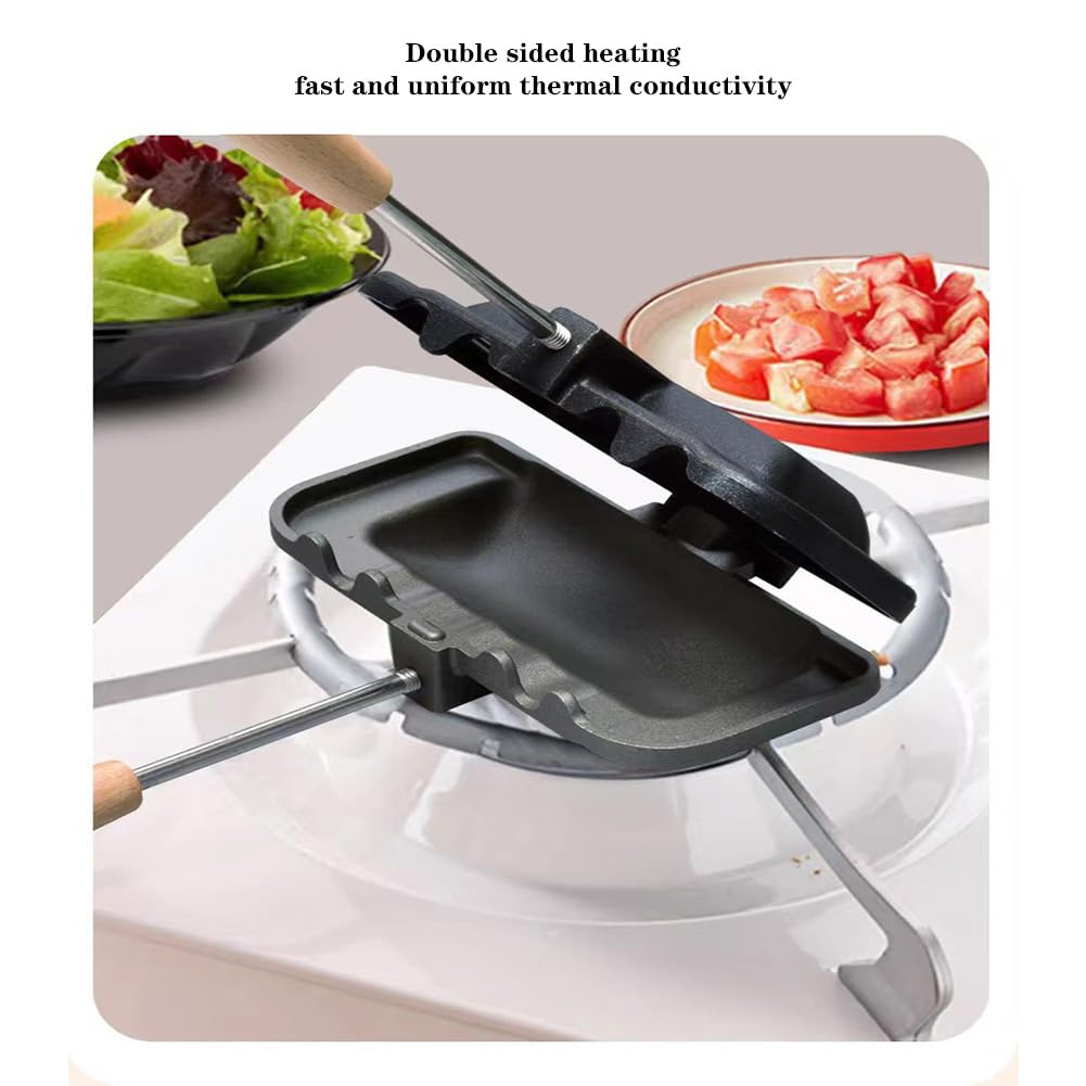 Sandwich Maker with Wooden Han - Toaster 评论和价格