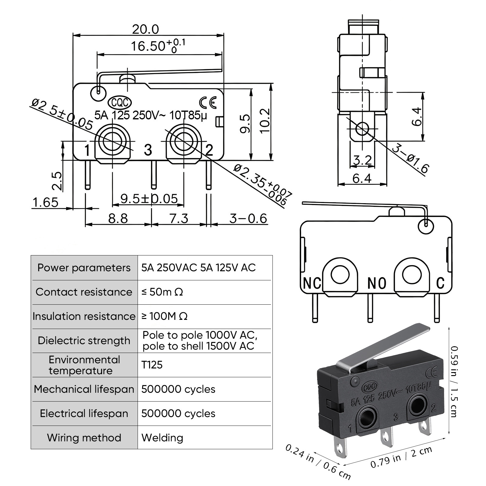 Microwave Door Microswitch 12  - Microwave Oven 评论和价格