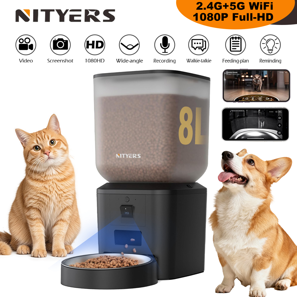 Nityers 8L Automatic Cat Feede - Kitchen Appliances Video 评论和价格