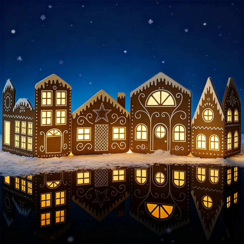 Christmas Gingerbread House Ca - Kitchen Appliances Cabinet 评论和价格