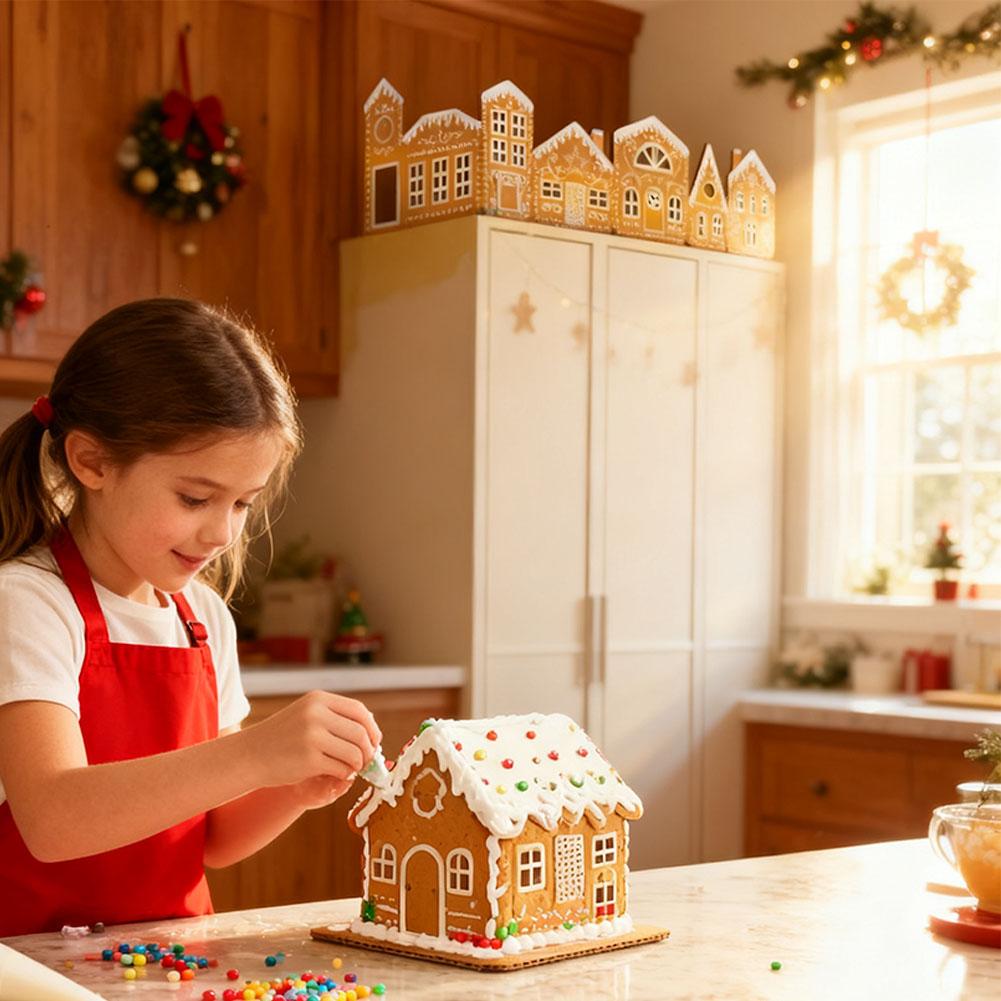 Christmas Gingerbread House Ca - Kitchen Appliances Cabinet 评论和价格