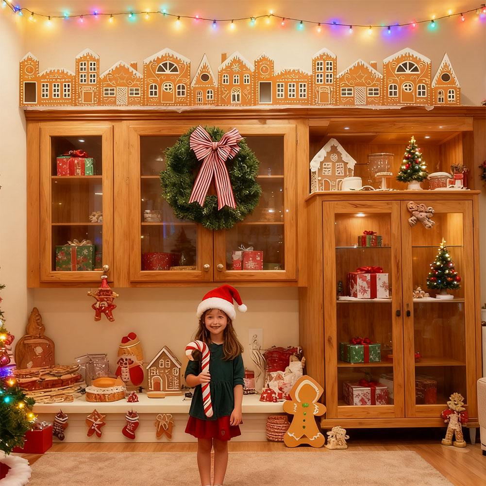 Christmas Gingerbread House Ca - Kitchen Appliances Cabinet 评论和价格