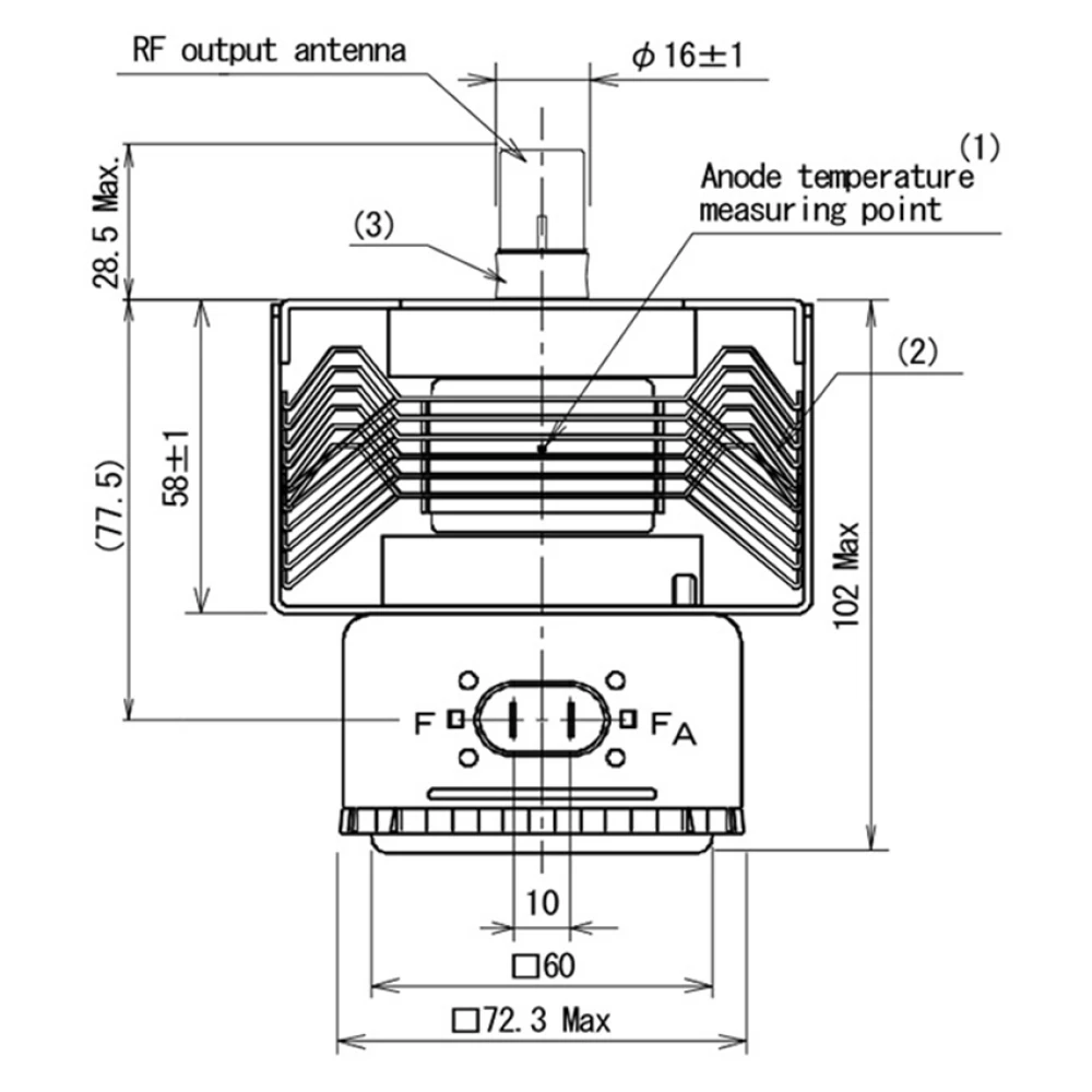 1000W Long Leg Air-cooled Fixe - Microwave Oven 评论和价格