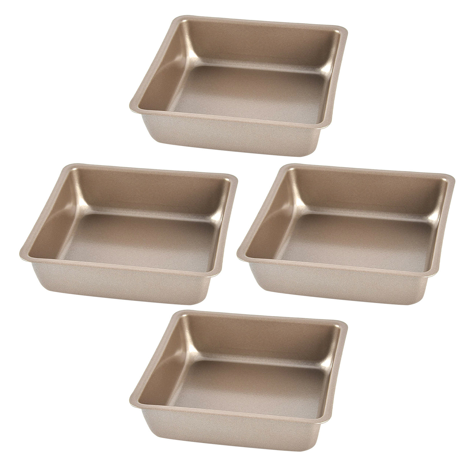 4Pcs 4 Inch Square Nonstick Ba - Toaster 评论和价格